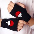 【Ready Stock&COD ALI Naruto Anime Gloves Toy Two-dimensional Uchiha Konoha Logo Warm Double Cotton Luminous Toys. 