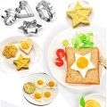 Cookie Cutters Shapes Set, 12pcs Different Frames Fondant Cutter Molds for Cakes, Biscuits and Sandwiche, Professional Stainless Steel Baking Dough Tools And Donut Cutter Ring Molds. 