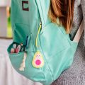 Dimple Fidget Toy Silicone Push Bubble Avocado Keychain Pendant Sensory Fidget Toys For Autism Stress Relievers For Adult. 