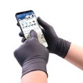 Black Nitrile Gloves Disposable 50 to 100 Pcs - Multi-Purpose Disposable Gloves Powder-Free, Waterproof & Thickened for Kitchen, Medical, Cleaning & Mechanical Use, Synthetic Rubber. Gloves. 