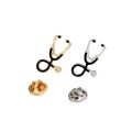 Stethoscope Brooches Doctor Nurse Medical Jewelry Enamel Pin. 