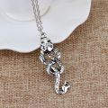 Vintage Alloy Necklace Voldemort Death Eater Snake Choker Movie Nagini Themed Jewelry. 