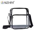 Casual PVC Transparent Clear Crossbody Bags Men Male Sports Shoulder Messenger Bag Fashion Casual Waterproof Phone Tote Clutch. 
