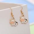 Fashion Cow Earrings Drop Dangle Jewelry Farm Animal Party Accessories Gifts Nicle. 