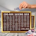 5 Lakh Money Saving Box | Bilal Accessory Store Wooden 500,000 Target Chart | Rupee Organizer for Smart Budgeting I Saving Box I Saving Money Box I Saving Box For Money I Saving Wooden Box | 5 Lac Large Savings Box | Money Saving Bank |Cash Collection Box. 