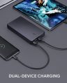 AUKEY (PB-N36) 20000 mAh Lightning AIPower Bank Turbo ReCharge , USB  Portable Charger, 2 Inputs & Outputs, Portable Charger for iPhone Pro / XS Max/XR / 8/7 / 6s, Xiaomi, Tablet, etc - Black. 