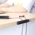 Topk Silicone Usb Cable Adhesive Desktop Wire Organizer Charging Cord Clamp Winder Management Clips ( For Mouse Headphone Wire ). 