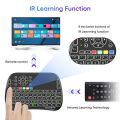 Best Quality M9 Mini Keyboard with Trackpad | 7 Color Backlight | BT + 2.4G Dongle | Compatible with Android TV Box, PC & Laptop. 