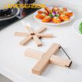 Wear-resistant Placemats for Kitchen Foldable Heat Resistant Placemat Stylish Wood Design for Dining Table Stain-proof Wear-resistant Insulation Pad Ideal for Pan Pot Bowl Holder for Dining. 