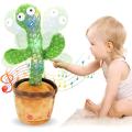 Dancing Cactus Plush Toy, Electronic Shaking Cactus Singing Shaking Recording Plant Lovely Plush Stuffed with Music  for Kids Toddler Gifts For Home Decoration.. 