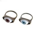 Punk Eyeball Rings for Men Women Unisex Evil Eye Vintage Halloween Jewelry Wholesale. 