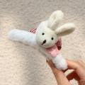 Bunny Style Hair Clips, Cute Korean Style Hair Accessories Creative Luxury Take Clips for Girls and Women. 