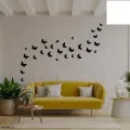 Pack of 30 Wooden Butterflies | 3D Butterfly Wooden Wall Decoration Items for Home, Bedrooms Inspire Kids and Look Decent. 