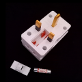 EURO 13A Flat 3 Pin Multi Plug & Socket with Fuse Protection. 