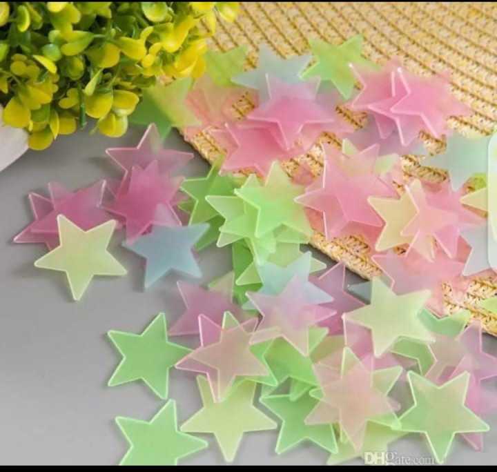 Glow%20in%20the%20Dark%20Stars%20Wall%20Stickers%20Pack%20of%20100%20Colorful%203D%20Fluorescent%20Decor%20-%20Image%205