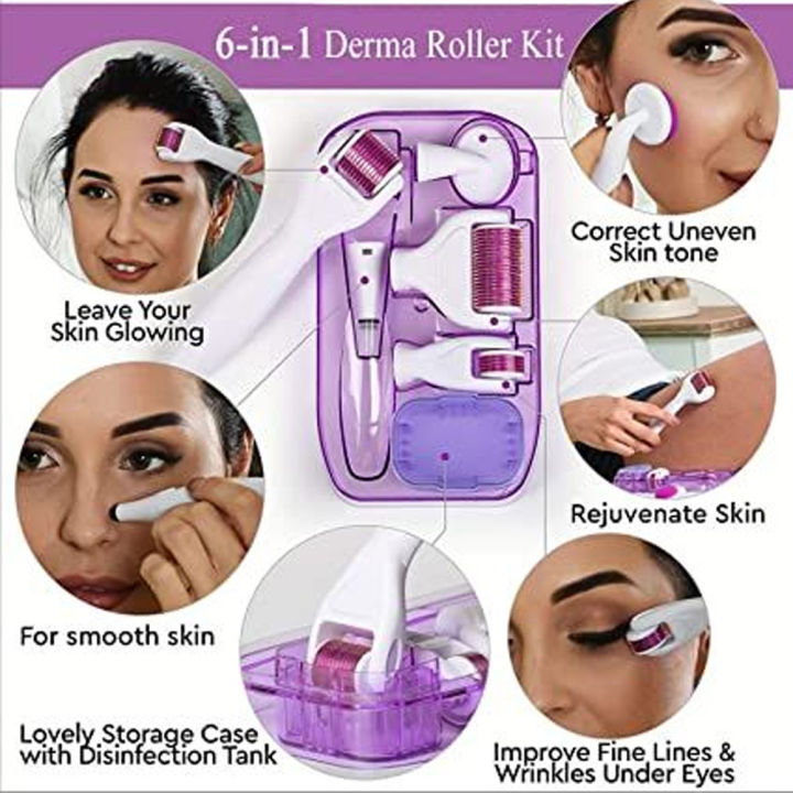Derma%206%20in%201%20Micro%20Needle%20SKin%20Therapy%20Derma%20Roller%20Kit%20For%20Face%20&%20Body%20-%20Image%207