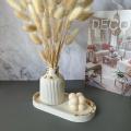 Beautiful 2pc set | concrete 2pc set | mini vase and oval tray set | Home decoration ideas. 