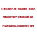 2.5D Stereo Matte Anime Skull Leaf Fruit Graffiti Cover Skin Film Sticker Case for Uwell Caliburn Koko AK2. 