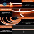 1 Meter DC 12V Orange Neon Flexible Strip Light Rope Light Waterproof For Indoor Outdoor Decoration In Pakistan. 