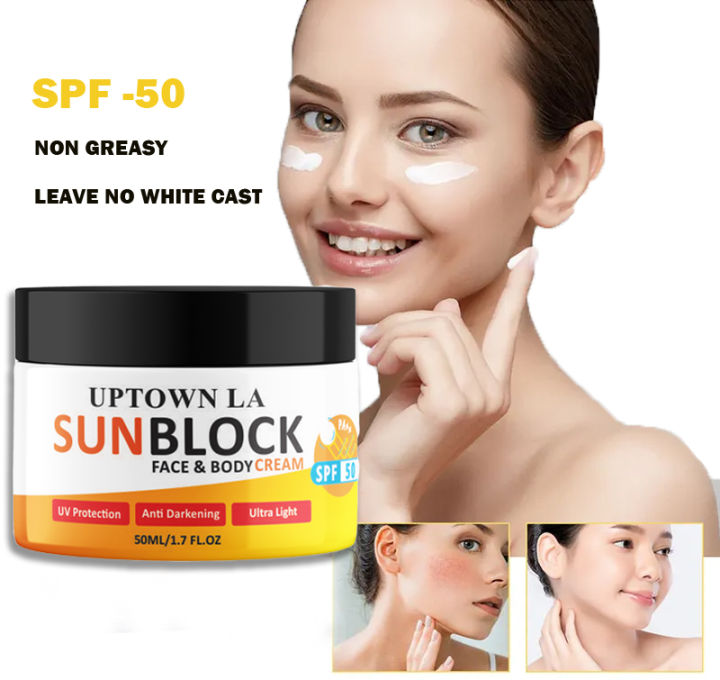 UPTOWN LA Sunblock   For UV Protection & Anti Darkening 50 ml | SPF 50