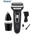 Km-6558 3 In 1, Shaving Machine, Hair Trimmer And Clipper, Shaver For Men, Rechargeable.. 