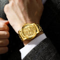ONTHEEDGE Casual Quartz Men Watches Top Brand Luxury Stainless Steel Strap Date Time Waterproof Wristwatch Clock 063. 