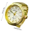 Jewelry Rings For Girls Real Watch Ring To Tell Time Vintage Watch Clock Ring Round Chunky Ring To My Beautiful Daughter anillos. 