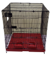 Metal Folding Bird Cage | Size 18x18x18 Inches | Single & 4 Portion. 