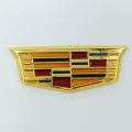 Cadillac Logo Metal Car Emblem - Gold-. 
