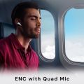 Zero® Rover Pro Earbuds | Bluetooth 5.3, 6-Hour Playtime, ENC Noise Cancellation, IPX-5 Waterproof, Type-C Fast Charging | Premium In-Ear Wireless Earbuds for Music and Calls. 