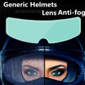 Helmet Clear Rainproof Anti-Fog Patch Film Universal Motorcycle Helmet Lens Film. 