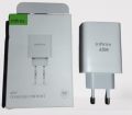 100% Original Infinix Genuine 45w 45Watts Flash Charger, Infinix Zero X Pro  45W 45Watts Original Flash Charger With Type C Cable, Infinix 45W Original Charger, Infinix 45W 45Watts Fast Charger, Infinix 45 Watt Fast Charger (Genuine) Infinix Box Pack. 
