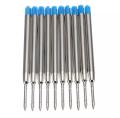 10X Blue Ballpoint Pen Refills Fine Point Medium Standard for Parker Style Ink Blue. 