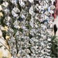 1-Line/Lari of Crystal K9 Window Christmas Party Decoration Garland Curtain Pendant Romantic Wedding Decoration. 