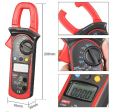 AC DC Volt Amp Meter Tester UNI-T UT203 Handheld Clamp Multimeter. 