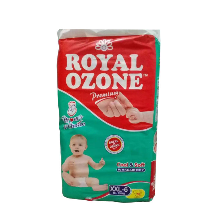 Royal Ozone Baby Diaper 6 Xxl 50 Peice Pack