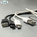 1 piece Charging Data Cable For Xbox One/PS4 Micro USB Extension Cable Game Controller Power Cord For Mobile Phone Data Cable. 