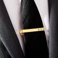 Custom Tie Clip for Men Stainless Steel Man Suit Tie Jewelry Personalise Engraving Name Initials Tie Clip Wedding Groomsmen Gift. 