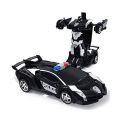 2 in 1 Transformer Police Robot Toy Car with light and sound. 