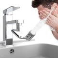 Universal Splash Filter Faucet 1080 Rotating Faucet Extender Aerator Non Splashing Swivel Sink Faucet Head with 2 Water Outlet Modes for Bathroom and Kitchen. 