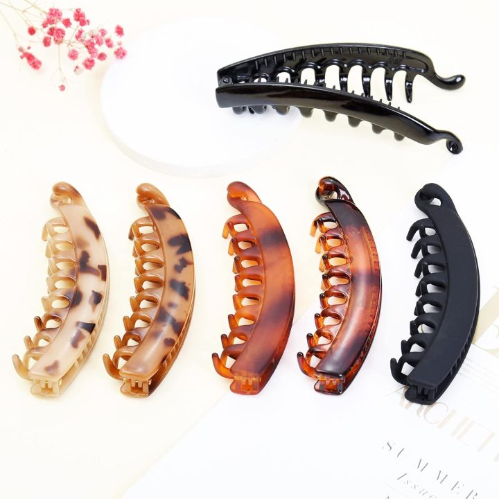 Premium%20Plastic%20Banana%20Clips%20for%20Hair%20-%20Strong%20Hold%20Ponytail%20Maker%20(1-6%20Pack)%20-%20Image%204