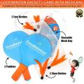 Goodminton | The World's Easiest Racket Game | an Indoor Outdoor Year-Round Fun Racquet Game for Boys, Girls, and People of All Ages. 