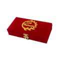 Personalized Velvet Eidi Gift Box – Get Any Name Customized – Custom Name Eid Money Gift Box with Golden Acrylic Eid Mubarak Design – Luxury Eid Packaging for Cash, Jewelry, and Gifts. 