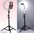 26cm Ring Light With Mobile Holder in Three Different Mode Light With And Without 7Feet Tripod Stand (Kidnly Select Your Variation). 
