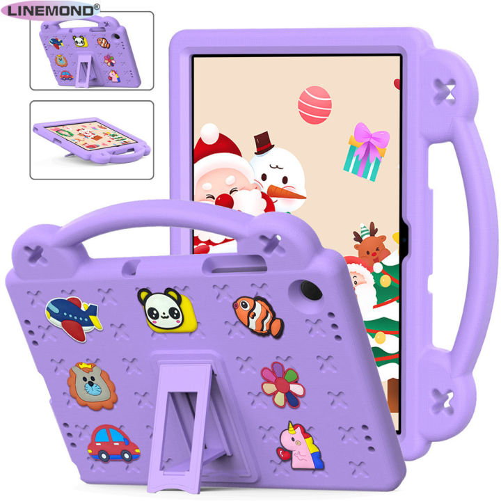 Kids Safe Case For Samsung Galaxy Tab A9 Plus 11'' 2023 X216B Handle Kickstand Shockproof Tablet Cover for Galaxy Tab A9 Plus 2023