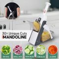 vegetable cutter and slicer 5 in 1 Brava Mandoline Spring Slicer. 