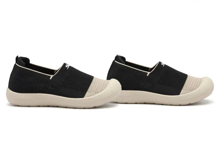 SHAZ%20FOOTWEAR%20Women's%20Slip-On%20Walking%20Shoes%20-%20Black%20&%20Beige%20Lightweight%20Breathable%20Comfort%20Loafers%20for%20Ladies%20-%20Image%205