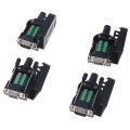 【NEW】 DB9 Connector Male Female 9 Pin Plug Wire Sleeve RS232 RS485 Breakout Terminals. 