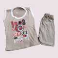 Pack of 4 Kids Sando Suit For Baby And Baba Random Design Size 6 Months to 3 Years. 