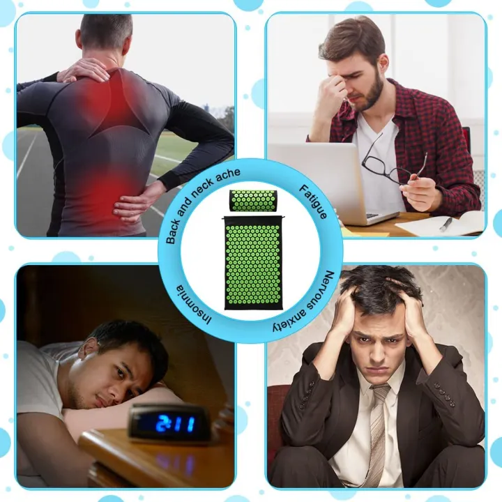 Acupressure%20Mat%20and%20Pillow%20Set%20for%20Back%20and%20Neck%20Relief%20and%20Muscle%20Relaxation%20Relieves,%20Back,%20Neck,%20-%20Image%203